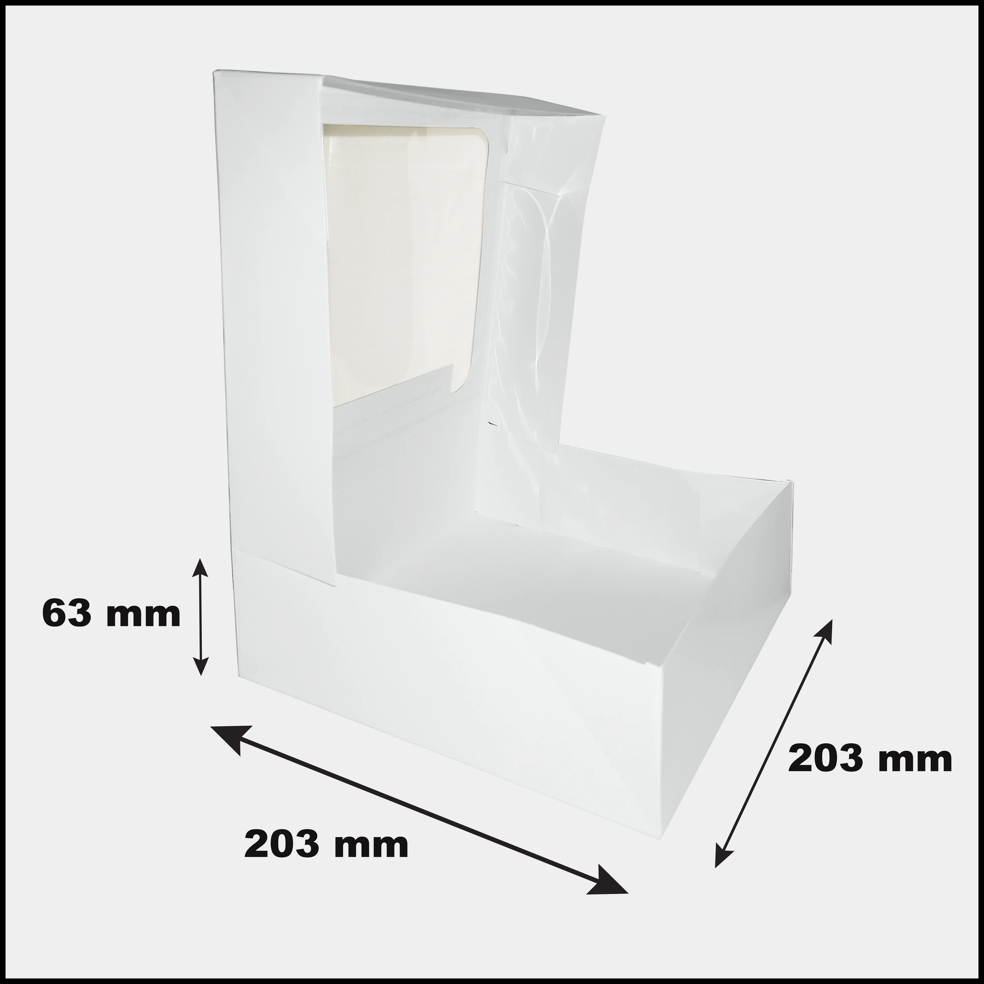 Pie Box W/PVC