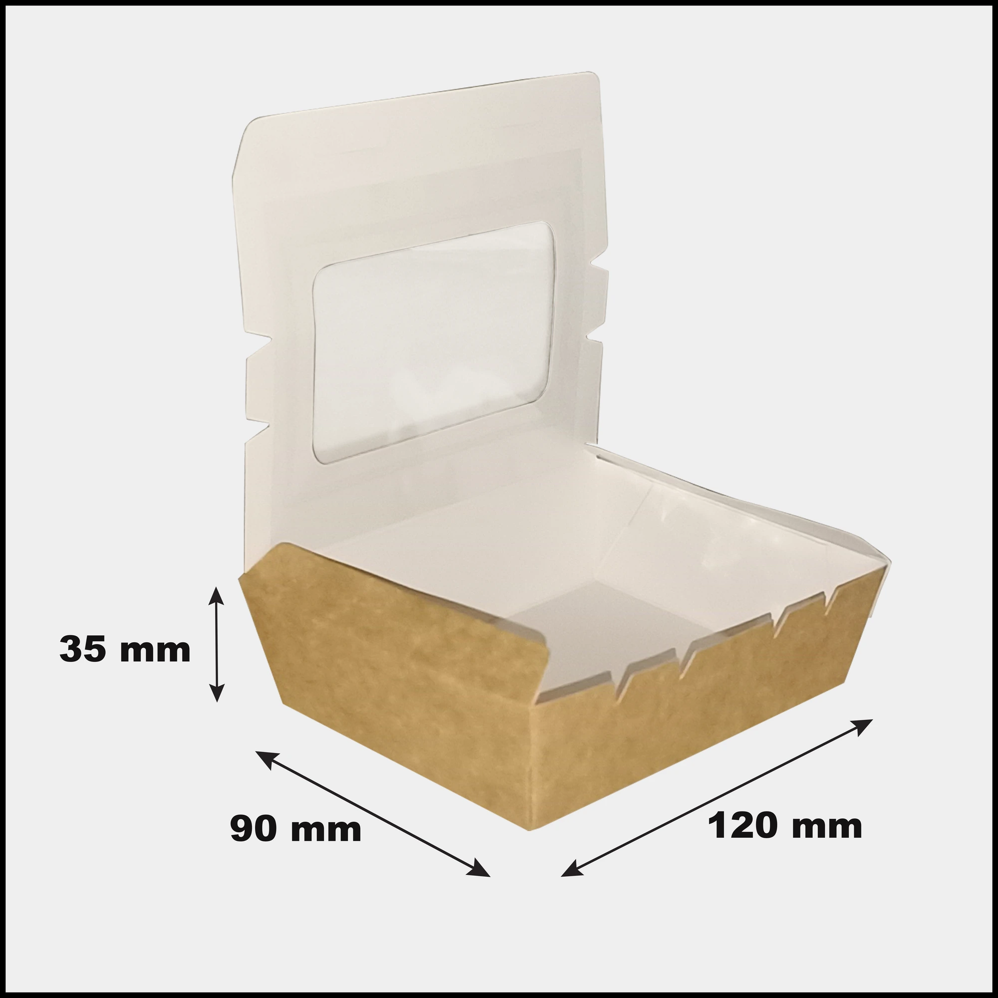 Small Pastry Box W/PVC
